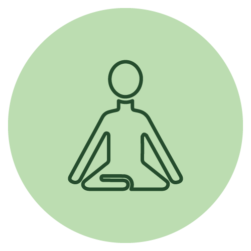 Stress reduction icon on the Pekoe tea homepage