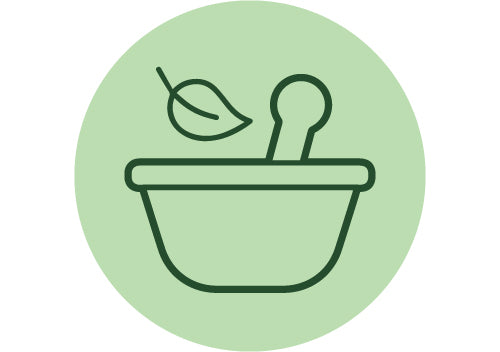 Natural Ingredients icon on Pekoe tea website